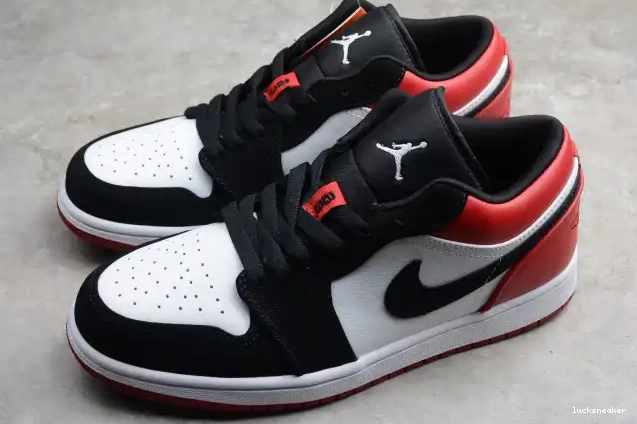 Cheap LUCY Black Jordan Low 1 Toe 553558-116 Air 0421
